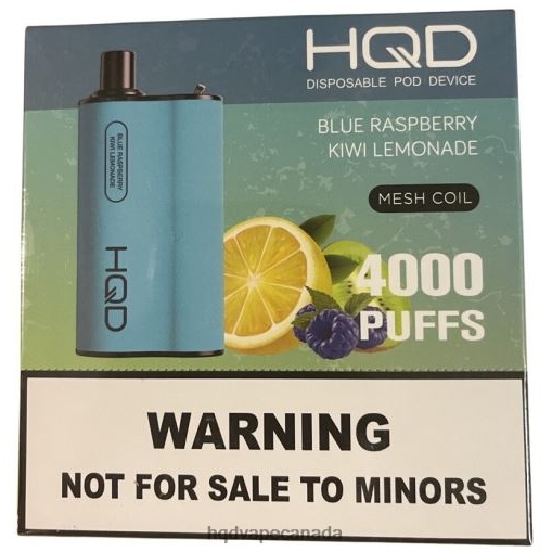 HQD BOX 4000 PUFFS | HQD Vape Online X28BT85 Blueberry Raspberry Kiwi Lemonade