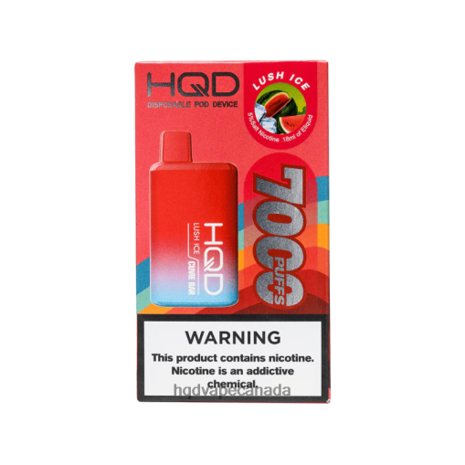 HQD CUVIE BAR DISPOSABLE | HQD Vape Tobacco Flavor X28BT209 Lush Ice