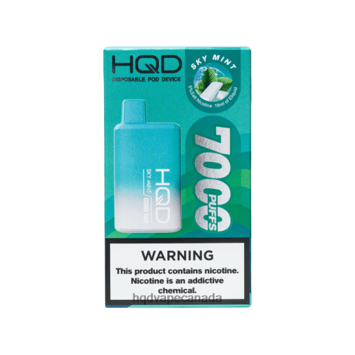 HQD CUVIE BAR DISPOSABLE | HQD Vape Tobacco Flavor X28BT249 Sky Mint