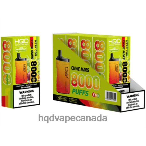 HQD CUVIE MARS DISPOSABLE | HQD Vape Best Flavor X28BT208 Lime Passion Fruit
