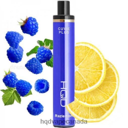 HQD CUVIE PLUS 1200 PUFFS | HQD Vape Toronto X28BT124 Raz Lemon