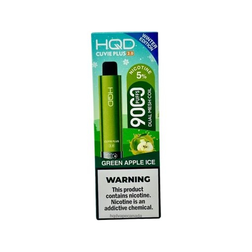 HQD CUVIE PLUS 2.0 (WINTER EDITION) | HQD Canada X28BT172 Green Apple Ice
