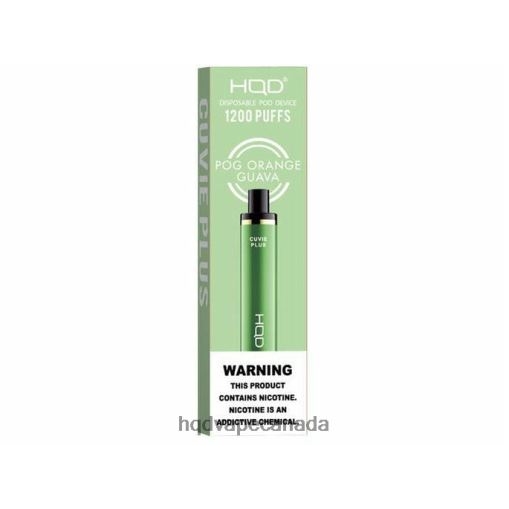 HQD CUVIE PLUS DISPOSABLE VAPE | HQD Vape Best Flavor X28BT238 Pog Orange Guava