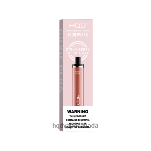 HQD CUVIE PLUS DISPOSABLE VAPE | HQD Vape Tobacco Flavor X28BT259 Strawberry Shortcake