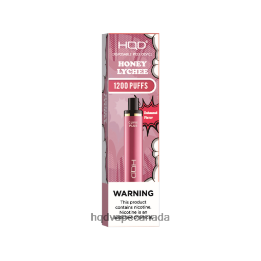 HQD CUVIE PLUS DISPOSABLE VAPE | HQD Vape Toronto X28BT174 Honey Lychee