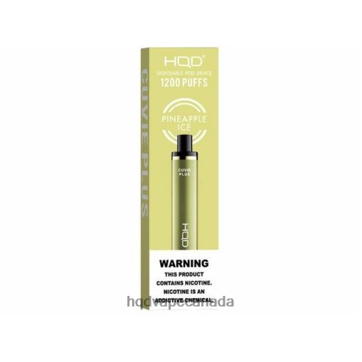 HQD CUVIE PLUS DISPOSABLE VAPE | HQD Vape Toronto X28BT234 Pineapple Ice