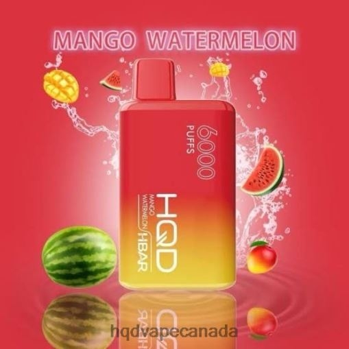 HQD HBAR 6000 PUFFS | HQD Vape Online X28BT55 Mango Watermelon