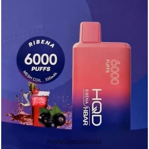 HQD HBAR 6000 PUFFS | HQD Vape Ottawa X28BT53 Ribena