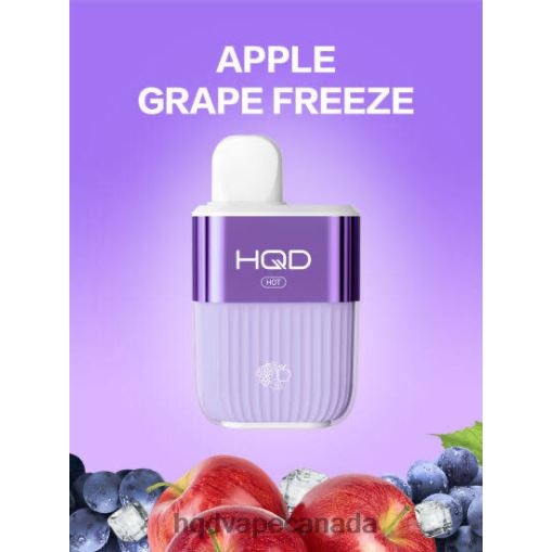 HQD HOT 5000 PUFFS | HQD Vape Tobacco Flavor X28BT59 Apple Grape Freeze