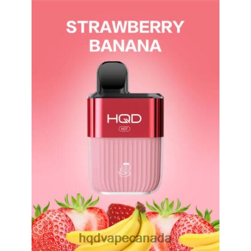 HQD HOT 5000 PUFFS | HQD Vape Tobacco Flavor X28BT69 Strawberry Banana