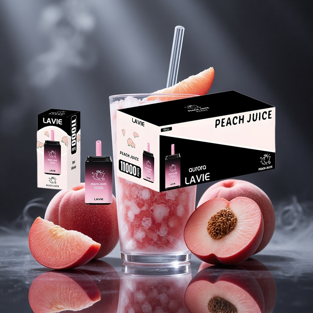 LAVIE Aurora 11000 Puffs Peach Juice 22ML Canada vape wholesale