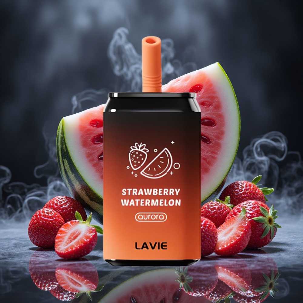 LAVIE Aurora 11000 Puffs Strawberry Watermelon 650mAh Type C Canada vape wholesale