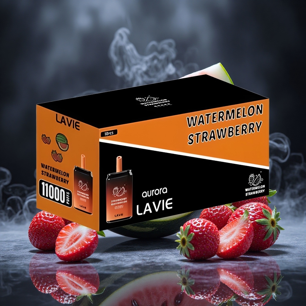 LAVIE Aurora 11000 Puffs Strawberry Watermelon 650mAh Type C Canada vape wholesale
