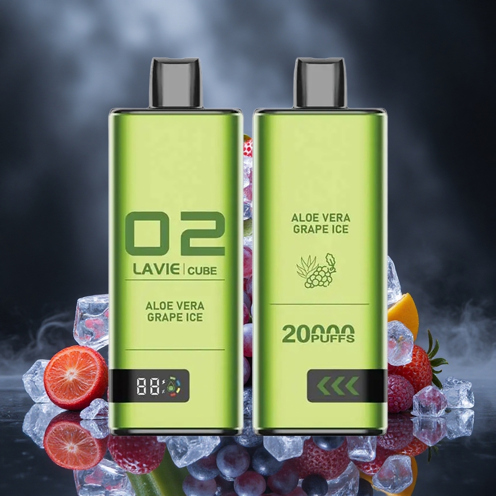 Lavie Cube 20000 Puffs Aloe Vera Grape Ice 28ML Canada vape wholesale