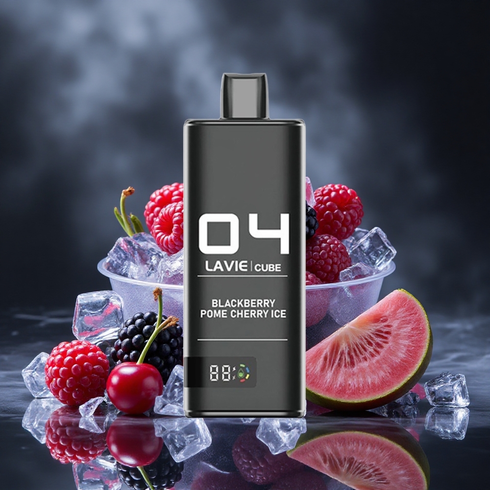 Lavie Cube 20000 Puffs Blackberry Pome Cherry Ice 2% 5% Salt Nicotine Canada Vape Wholesale