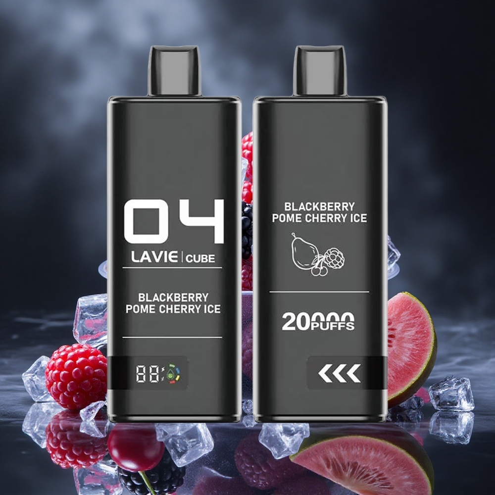 Lavie Cube 20000 Puffs Blackberry Pome Cherry Ice 2% 5% Salt Nicotine Canada Vape Wholesale
