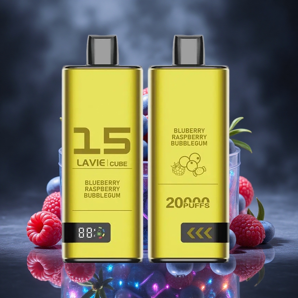 Lavie Cube 20000 Puffs Blueberry Raspberry Bubblegum 28ML Canada vape wholesale