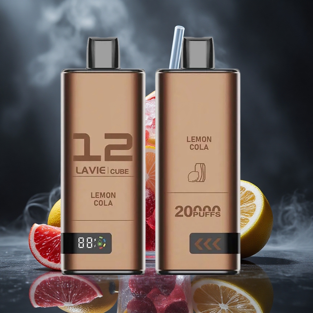 Lavie Cube 20000 Puffs Lemon Cola 2% 5% Salt Nicotine Canada vape wholesale