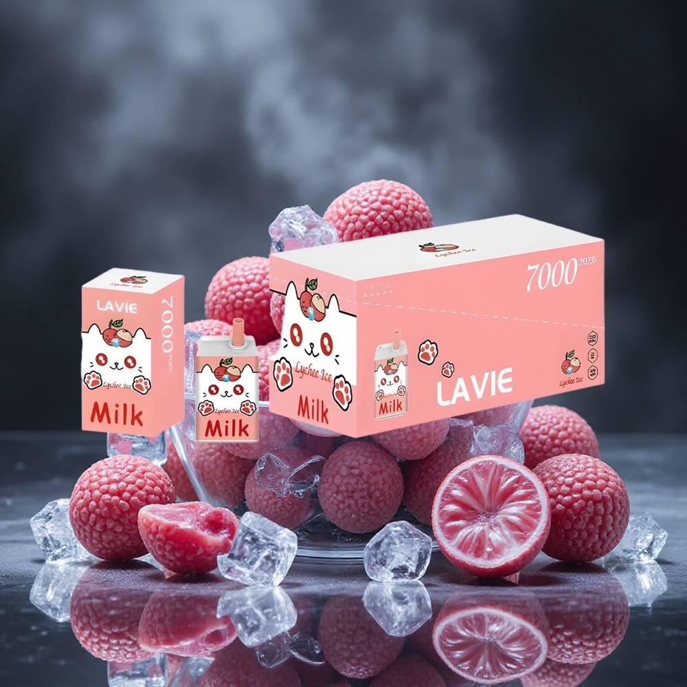 LAVIE Milk 7000 Puffs Lychee Ice 600mAh Canada vape wholesale