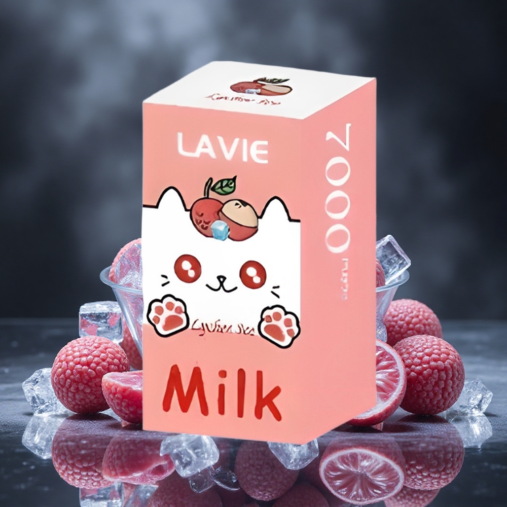 LAVIE Milk 7000 Puffs Lychee Ice 600mAh Canada vape wholesale