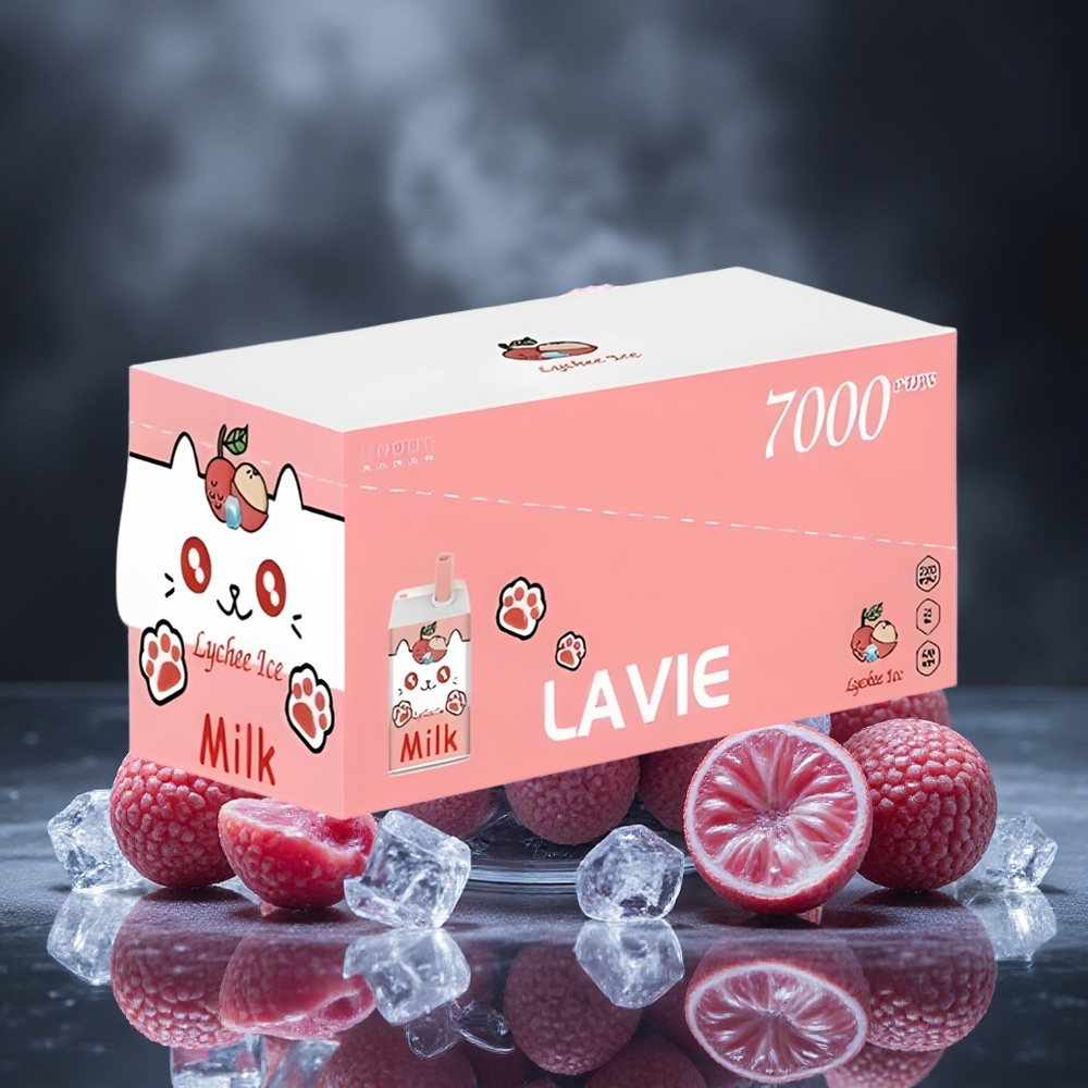 LAVIE Milk 7000 Puffs Lychee Ice 600mAh Canada vape wholesale