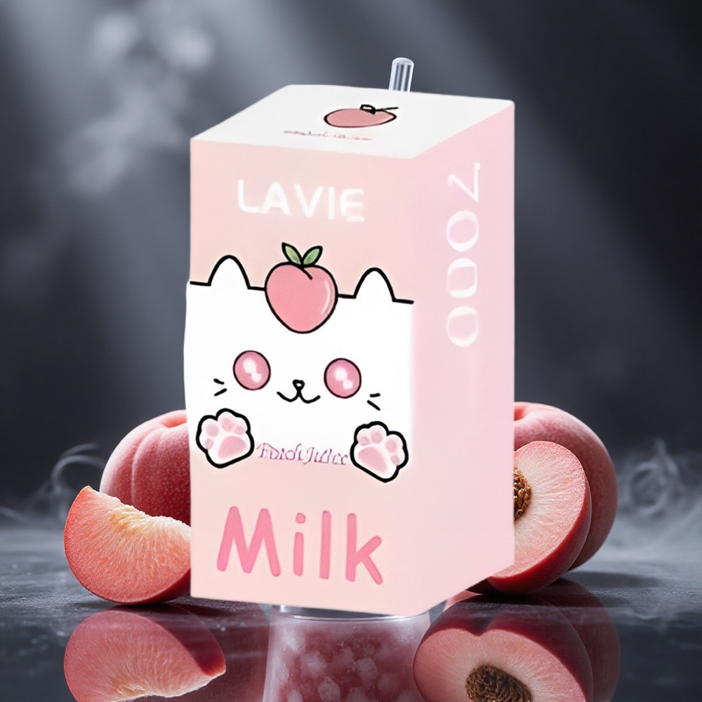 LAVIE Milk 7000 Puffs Peach Juice 16ML Canada vape wholesale