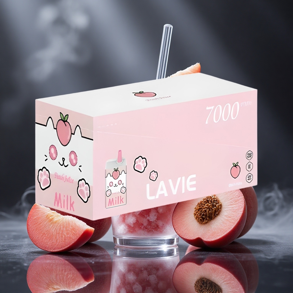 LAVIE Milk 7000 Puffs Peach Juice 16ML Canada vape wholesale