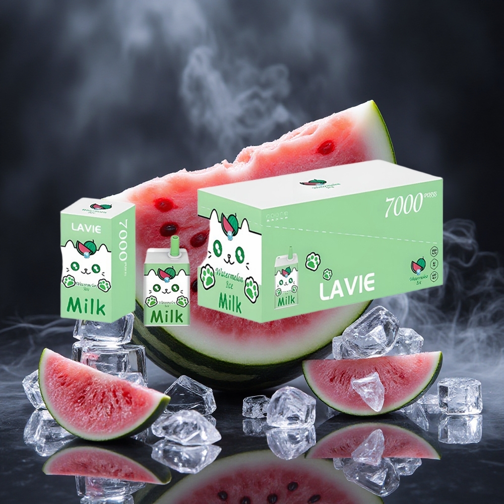 LAVIE Milk 7000 Puffs Watermelon Ice 16ML Canada vape wholesale