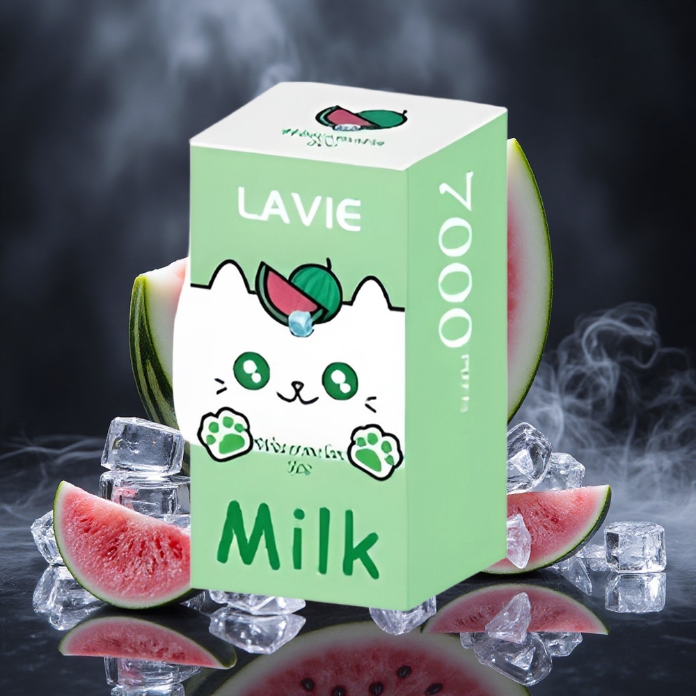 LAVIE Milk 7000 Puffs Watermelon Ice 16ML Canada vape wholesale