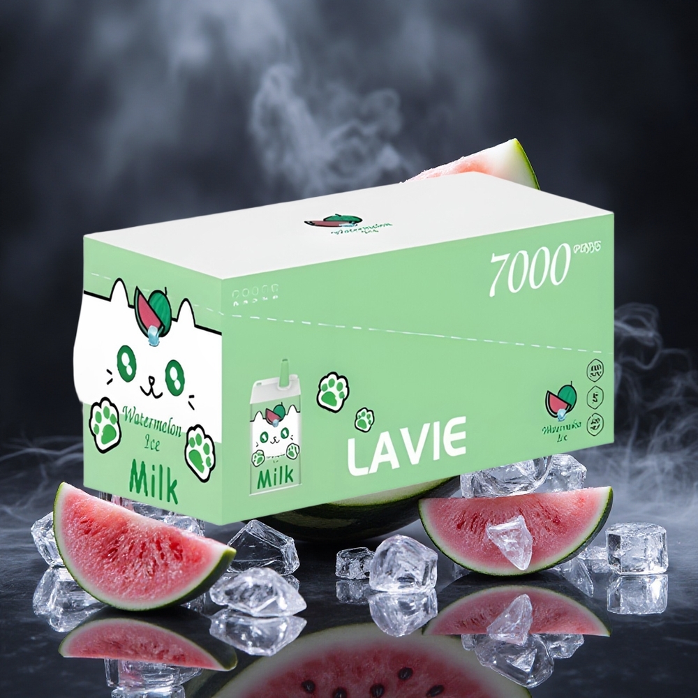 LAVIE Milk 7000 Puffs Watermelon Ice 16ML Canada vape wholesale