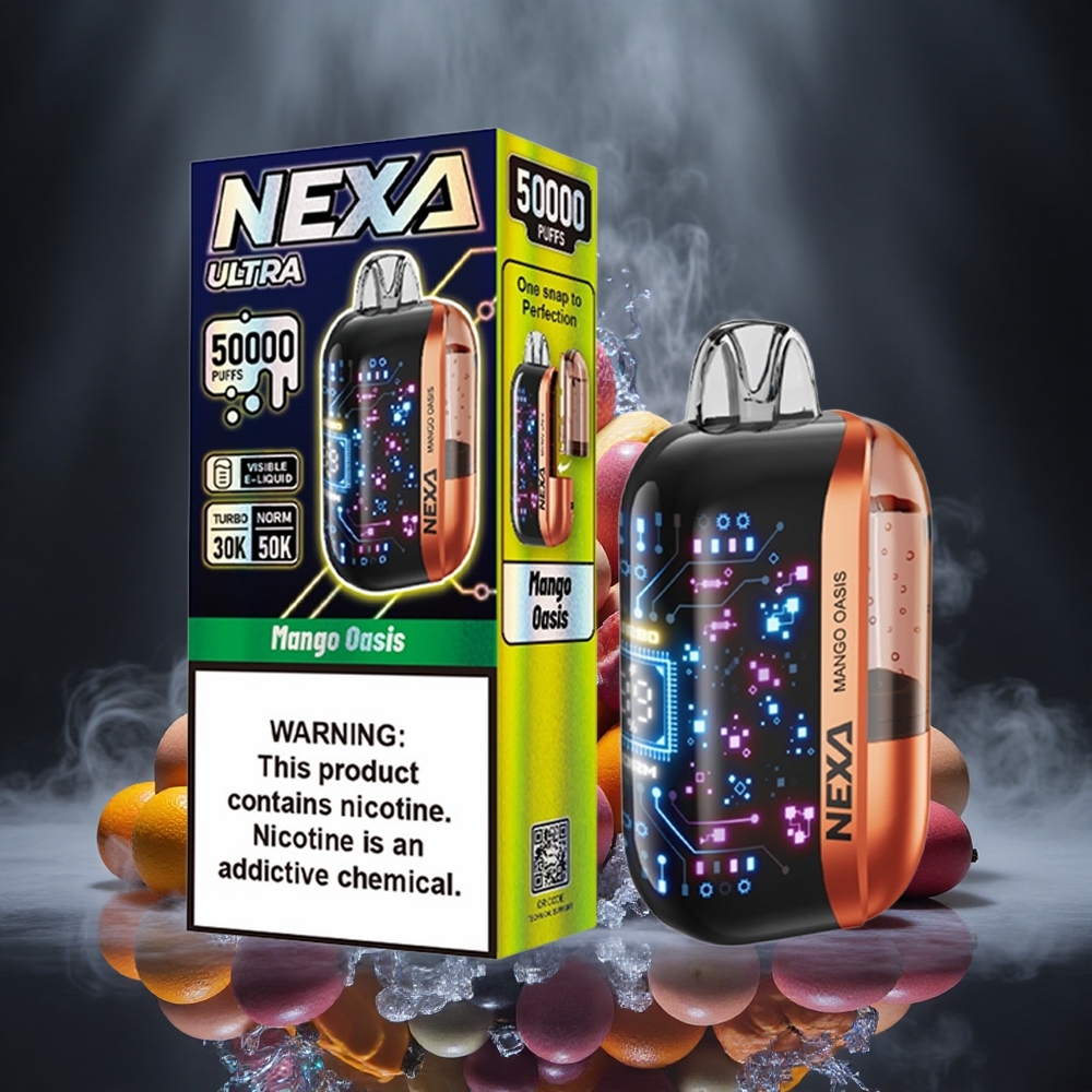NEXA Ultra 50000 Disposable Vape 20ml Mango Oasis Canada vape wholesale