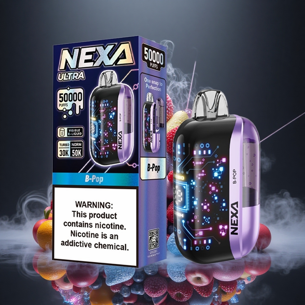 NEXA Ultra 50000 Puffs B-Pop 20ml 5% Canada vape wholesale