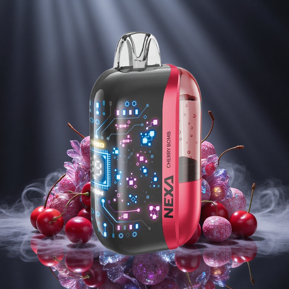 NEXA Ultra 50000 Puffs Cherry Bomp Dual Mesh Coils Canada vape wholesale