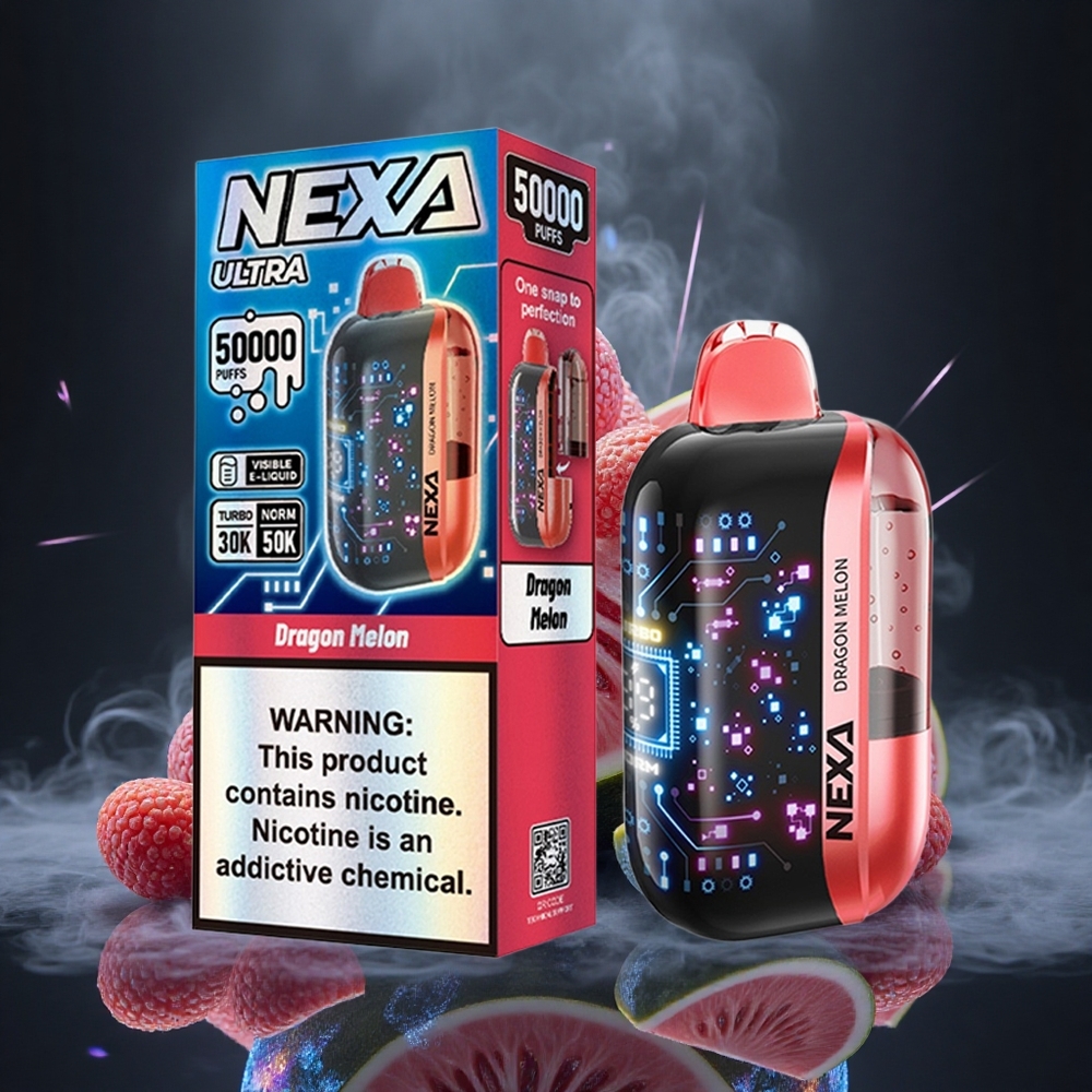 NEXA Ultra 50000 Puffs Dragon Melon 20ml 5% Canada vape wholesale