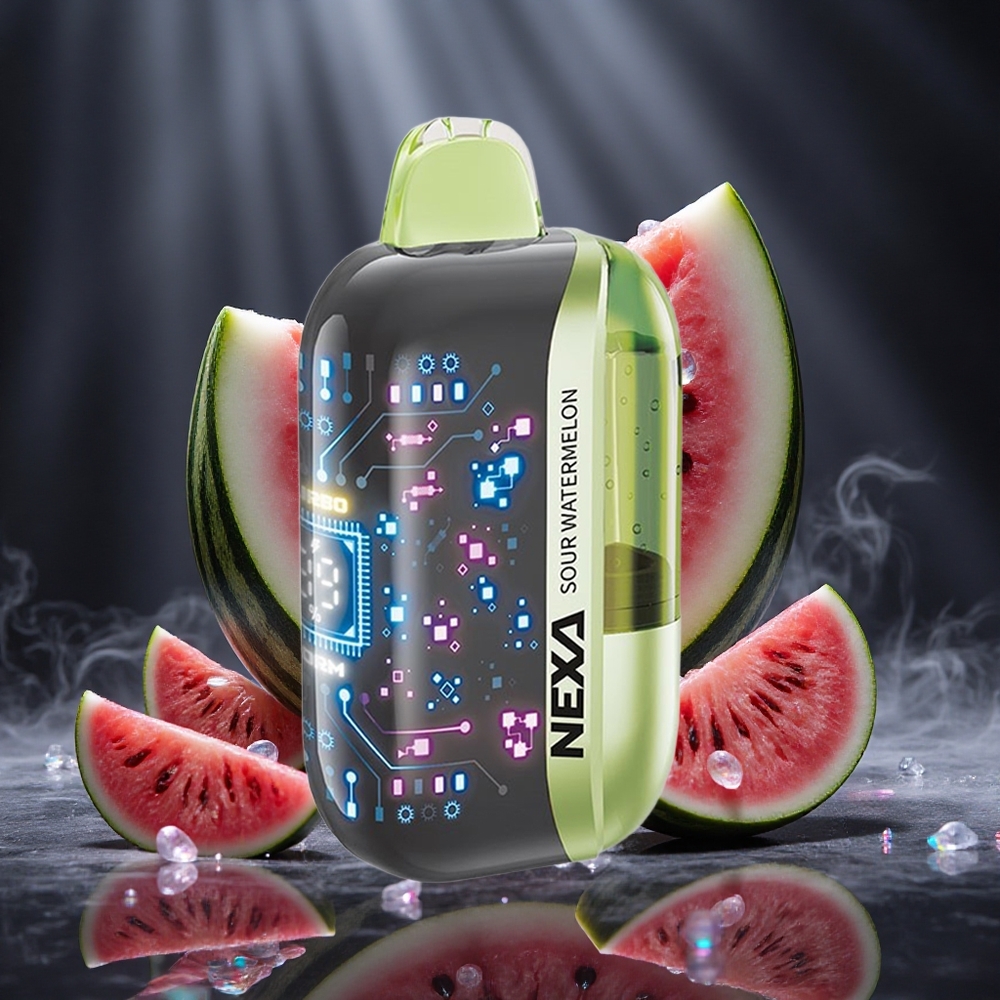 NEXA Ultra 50000 Puffs Sour Watermelon 20ml Prefilled Type-C Charging Canada vape wholesale