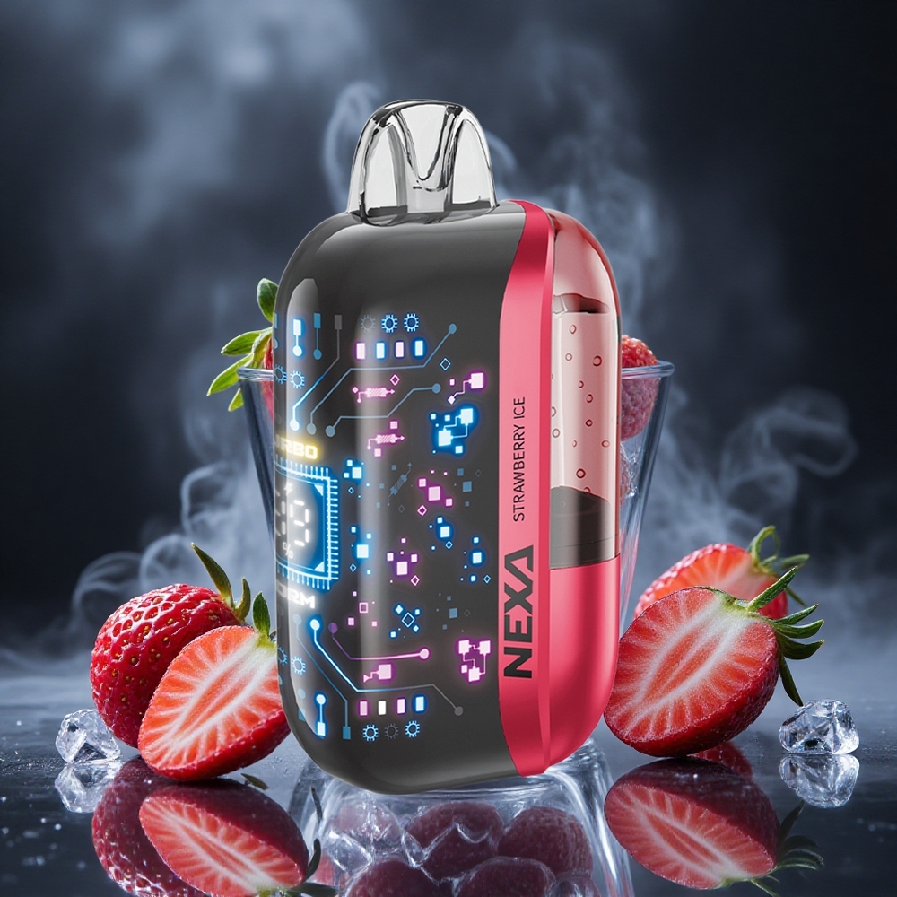 NEXA Ultra 50000 Puffs Strawberry Ice 20ml Prefilled Type-C Charging Canada vape wholesale