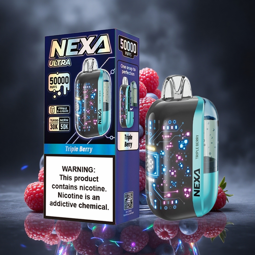 NEXA Ultra 50000 Puffs Triple Berry 20ml 5% Canada vape wholesale