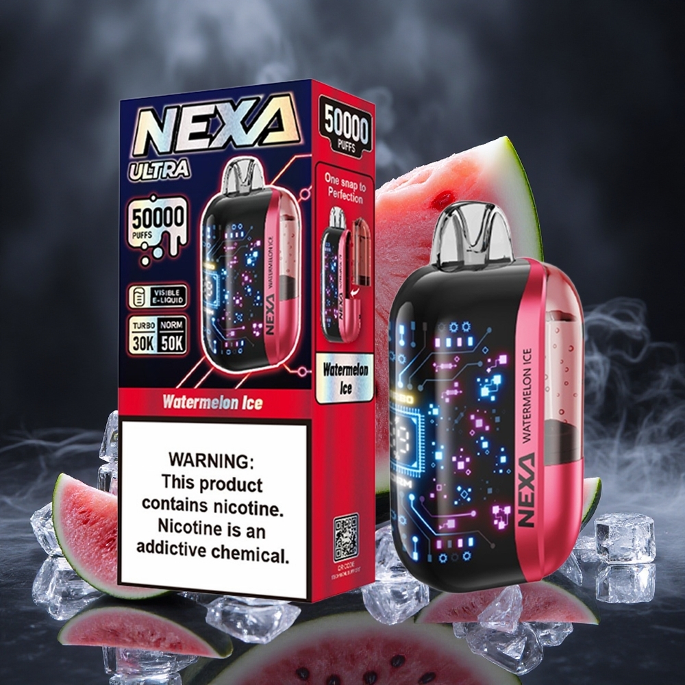 NEXA Ultra 50000 Puffs Watermelon Ice 20ml Prefilled 800mah Battery Canada vape wholesale