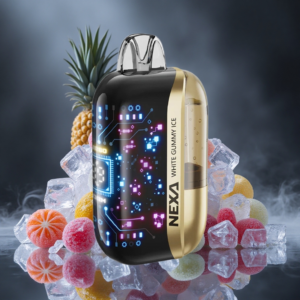 NEXA Ultra 50000 Puffs White Gummy Ice 20ml 5% Canada vape wholesale