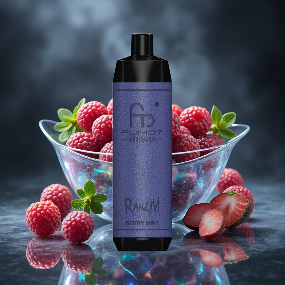 RandM Fumot Shisha 10000 Puffs Berry Mint Disposable Vape 18ml Prefilled 850mAh Battery Canada vape wholesale