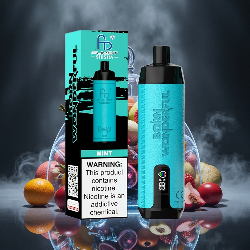 RandM Fumot Shisha 10000 Puffs Mint Disposable Vape 18ml Prefilled Canada vape wholesale