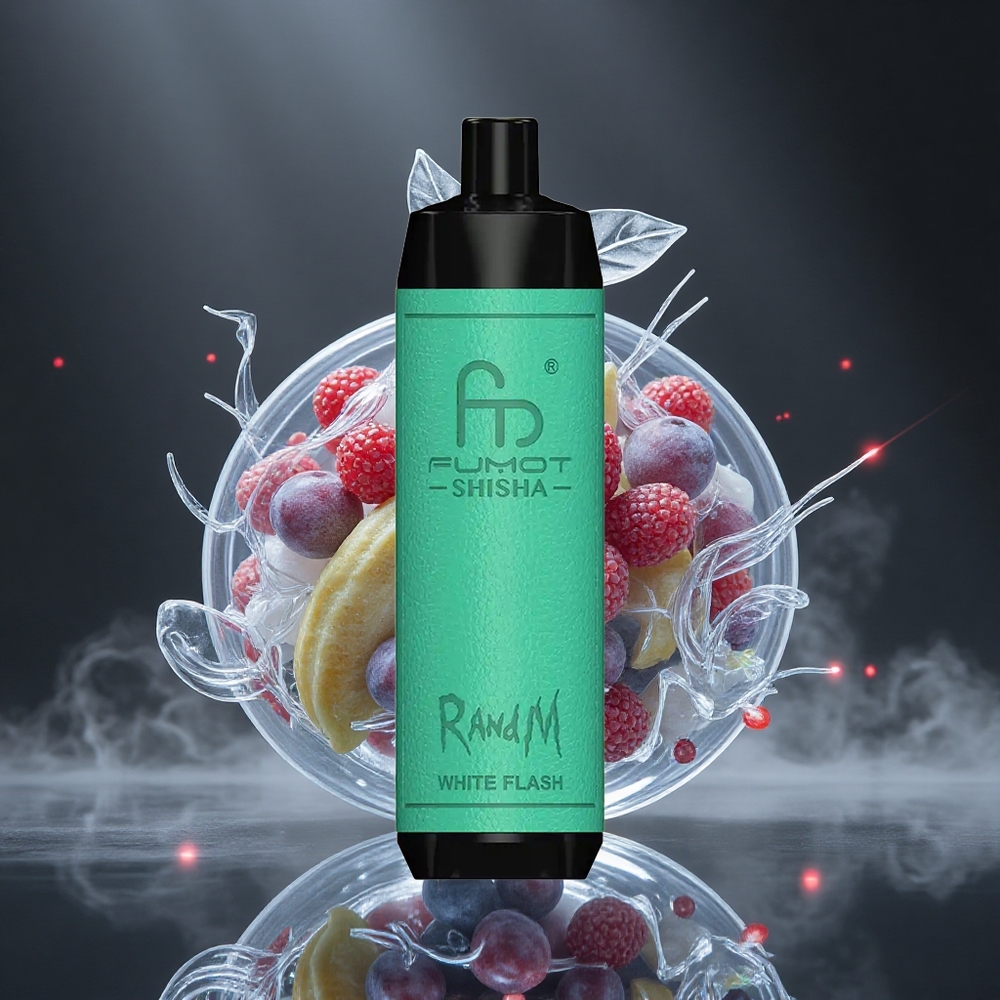 RandM Fumot Shisha 10000 Puffs White Flash Disposable Vape 18ml 850mAh Canada vape wholesale