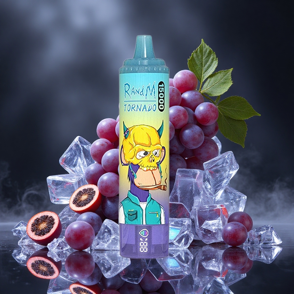 RandM Fumot Tornado 15000 Puffs 25ml Grape Ice Canada vape wholesale