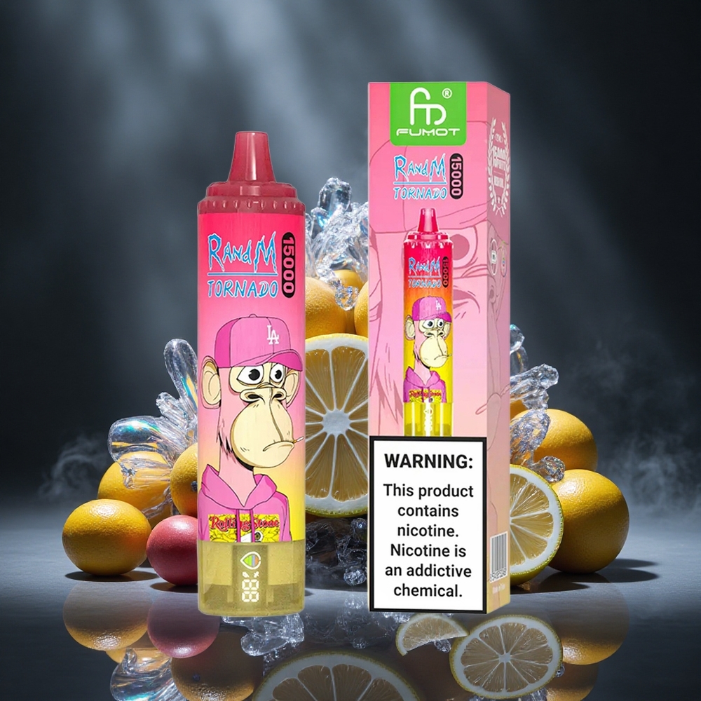 RandM Fumot Tornado 15000 Puffs 25ml Lemon Canada vape wholesale