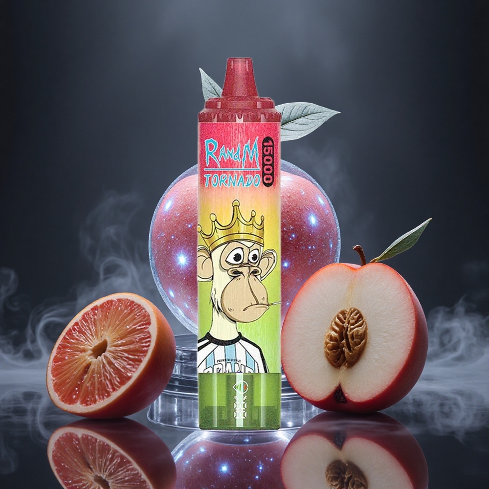 RandM Fumot Tornado 15000 Puffs Apple Peach Pear 25ml Mesh Coil Canada vape wholesale