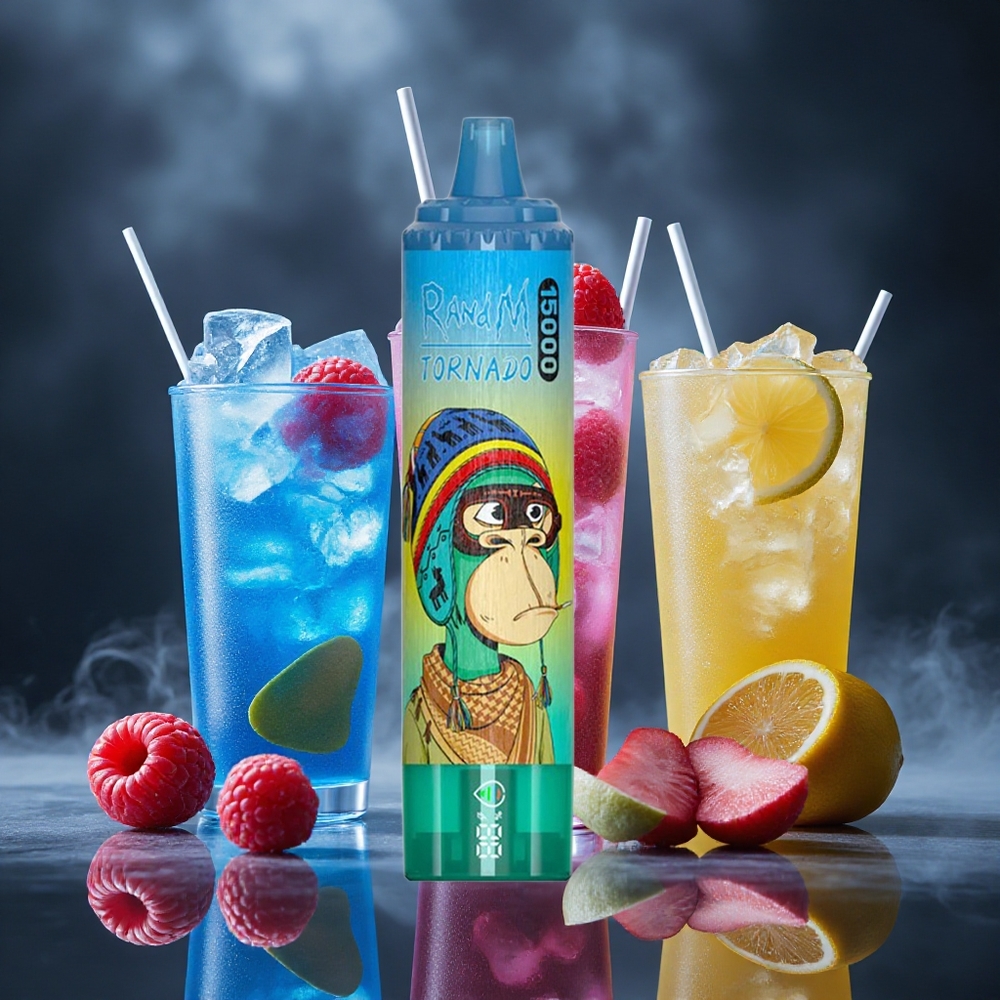 RandM Fumot Tornado 15000 Puffs Blue Razz Lemonade Mesh Coil Canada vape wholesale
