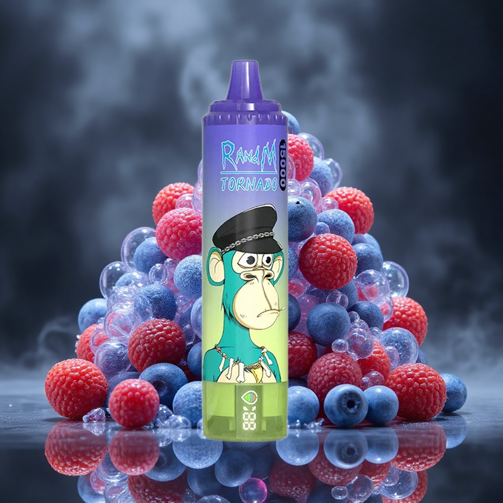 RandM Fumot Tornado 15000 Puffs Blueberry Bubble Gum Mesh Coil Canada vape wholesale
