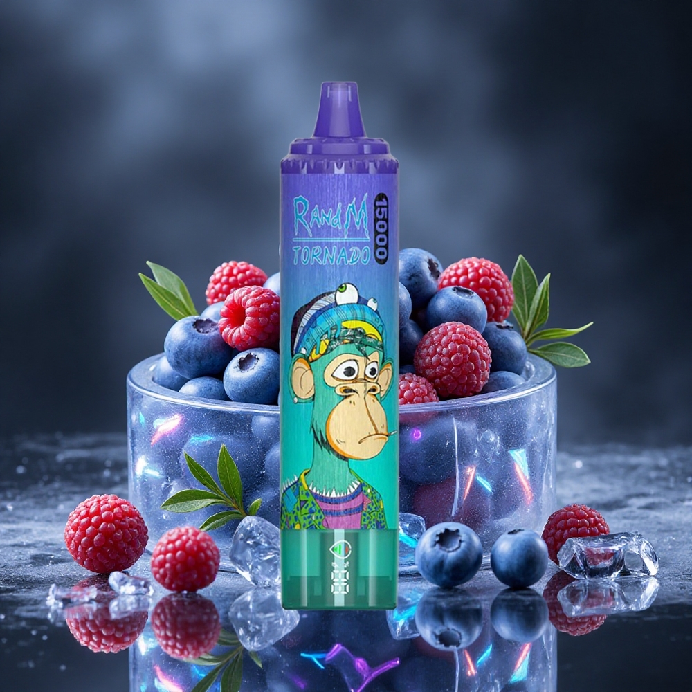 RandM Fumot Tornado 15000 Puffs Blueberry On Ice Mesh Coil 25ml Canada vape wholesale