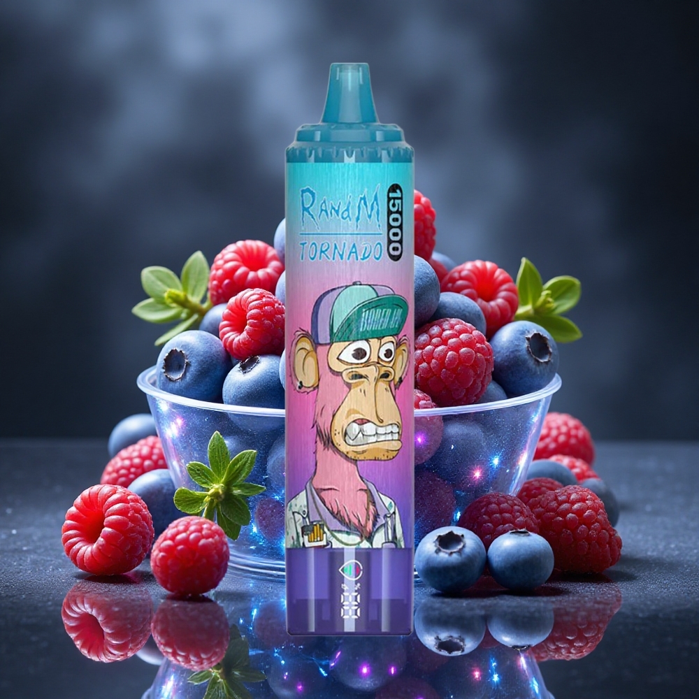 RandM Fumot Tornado 15000 Puffs Blueberry Raspberry 25ml Mesh Coil Canada vape wholesale
