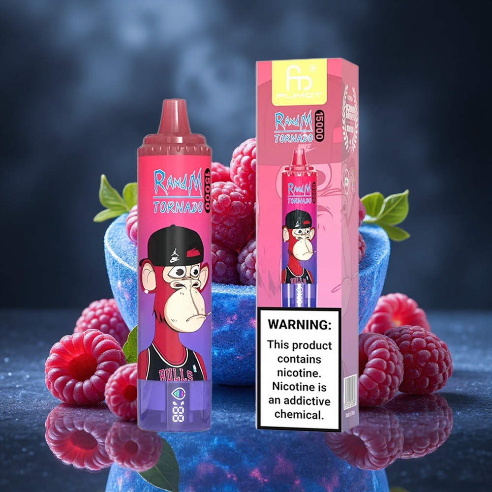 RandM Fumot Tornado 15000 Puffs Bluesour Raspberry Mesh Coil Canada vape wholesale